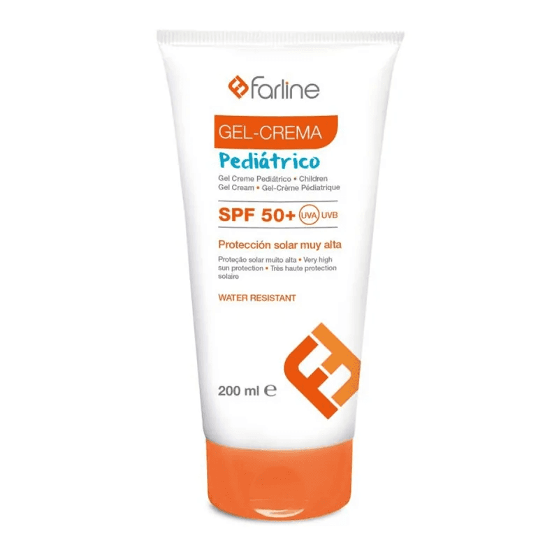 Farline Gel-Crema Solar SPF 50+ Pediátrica 1 Tubo 200 ml